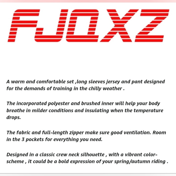 FJQXZ Mens Cycling Jersey Suit and 3D Padded Pants Size Small BNWT - Picture 14 of 16